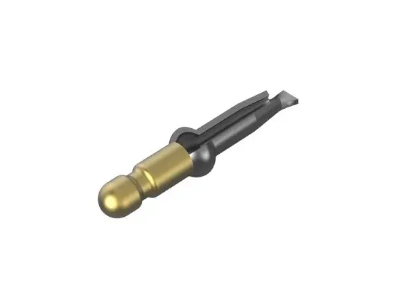 Produktfoto 1 von TE Connectivity AMP-IN Crimpkontakt für Leiterplatte:, Buchse Lot, Gold