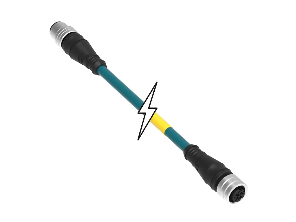 Produktfoto 1 von Molex 130048 Cat5e Ethernet-Kabel, 1 m, Blaugrün Ungeschirmt Ungeschirmt, Aussen ø 5.59 mm Außen-ø , Polyvinylchlorid