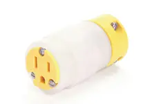 Produktfoto 1 von Molex Netzstecker Frei hängend 20A, 2, 125 V Gelb Buchse, für Vereinigte Staaten