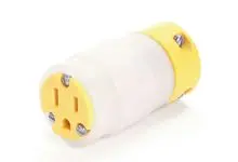Produktfoto 1 von Molex Netzstecker Frei hängend 20A, 2, 125V Gelb Buchse, für Vereinigte Staaten