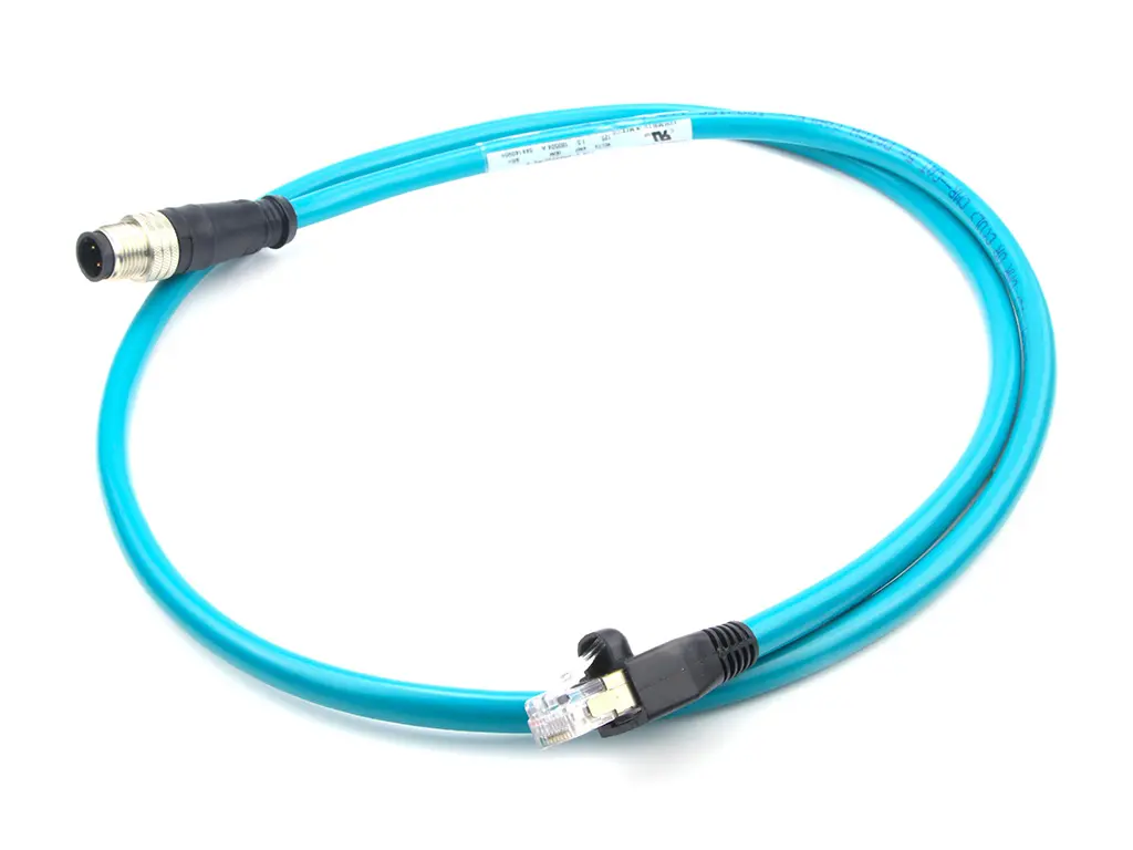 Produktfoto 1 von Molex 120049 Cat5e Ethernet-Kabel, 1 m, Blaugrün Ungeschirmt Ungeschirmt, Aussen ø 6.35 mm Außen-ø , Polyvinylchlorid