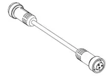 Produktfoto 1 von Molex 130010, 5-polig konfektioniertes Sensorkabel, Gerade Stecker 5 / Gerade Buchse, Länge 3 m