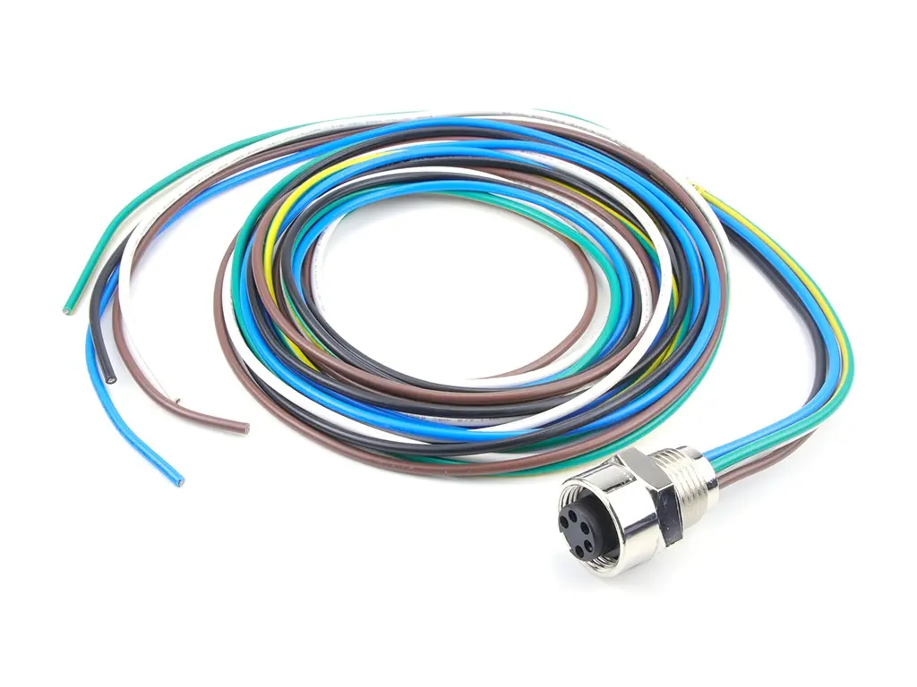 Produktfoto 1 von Molex 130013 Miniature Industrie-Rundsteckverbinder Buchse 5-polig Buchse 8A Kabel IP40