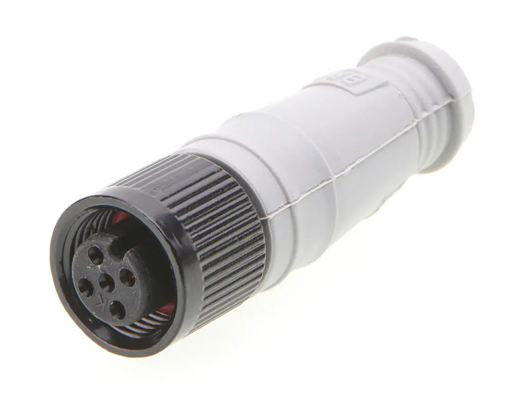 Produktfoto 1 von Molex 130039 Standard Industrie-Rundsteckverbinder Buchse 5-polig Buchse 4A Kabel IP40