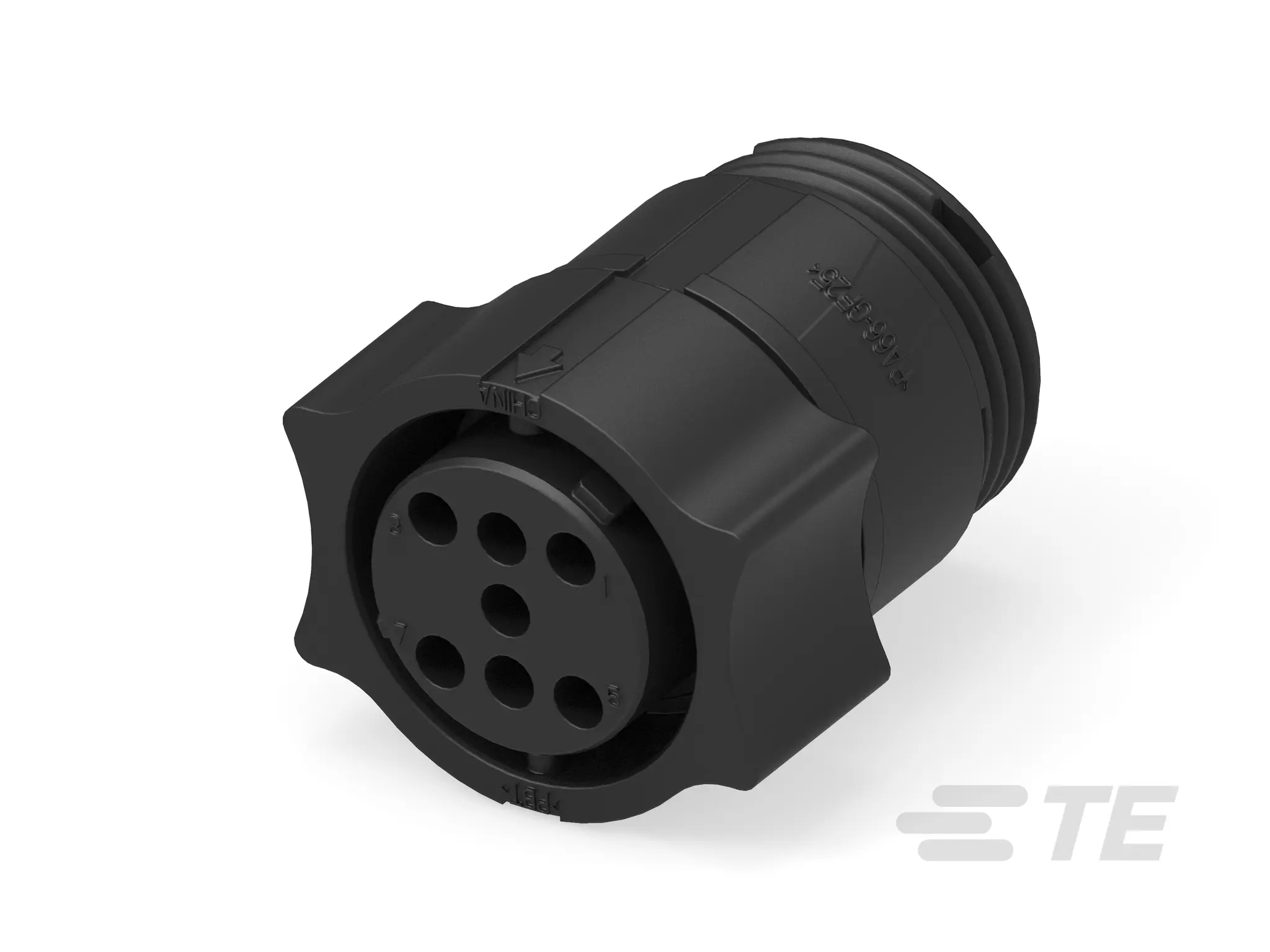 Produktfoto 1 von TE Connectivity CPC 11 Industrie-Rundsteckverbinder Stecker 7-polig Stecker Frei hängend