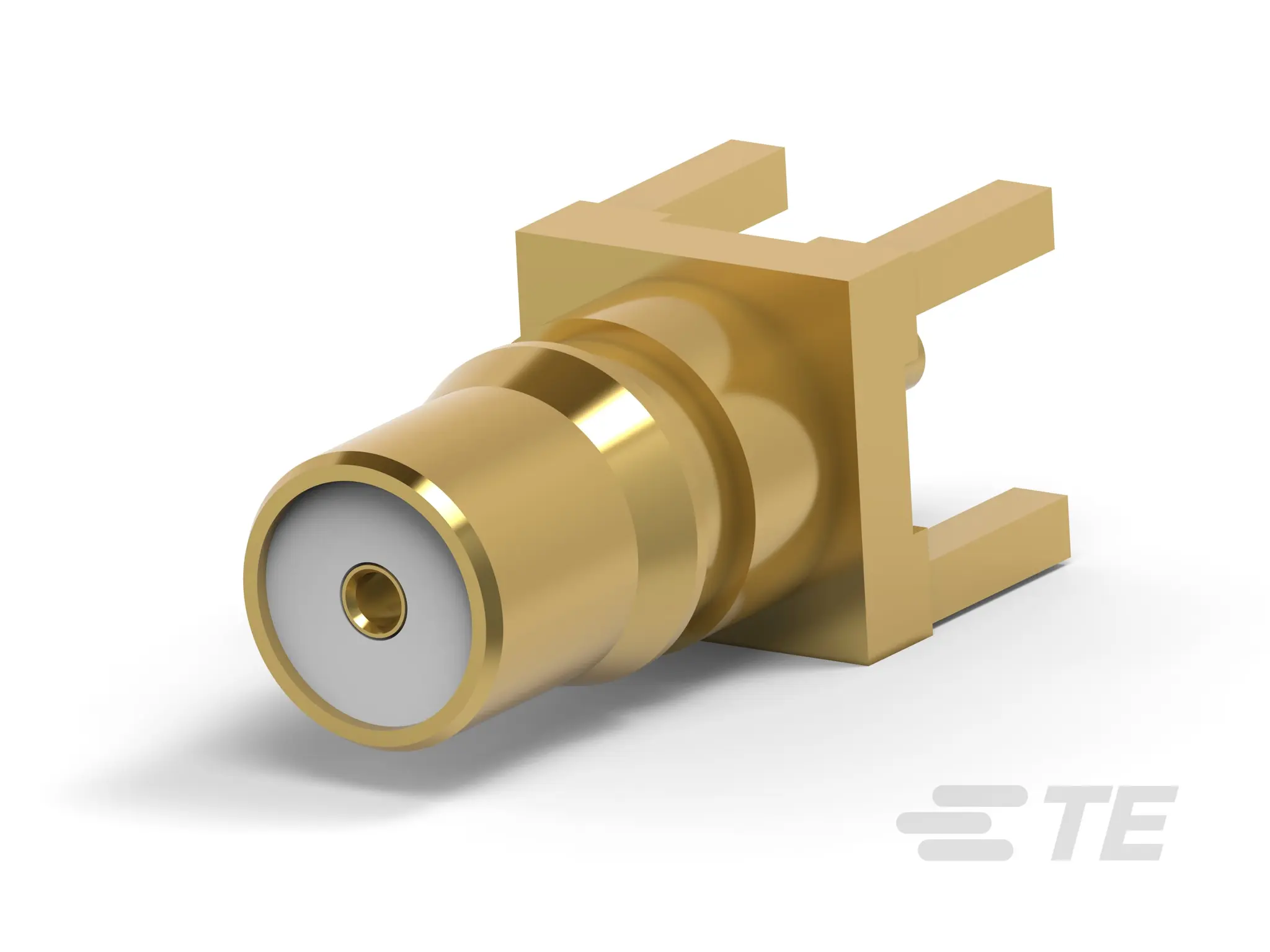 Produktfoto 1 von TE Connectivity 1408332-1 Stecker Koaxialsteckverbinder QMA-Steckverbinder, Platine, 50 Ω Lot, 15.1 mm, Vertikal