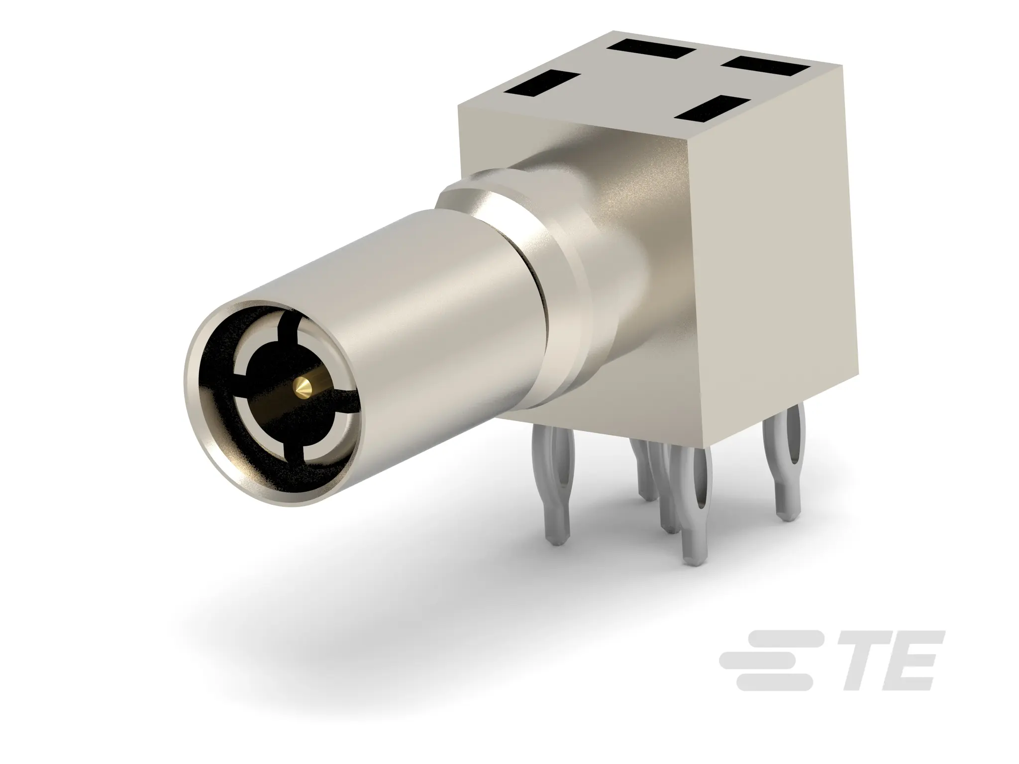 Produktfoto 1 von TE Connectivity 148386-1 Koaxialsteckverbinder, Kabel, für RG-316, RG142-Kabel, 50 Ω, gewinkelt
