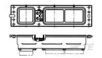 Produktfoto 1 von TE Connectivity 1484373-1 Backplane-Steckverbinder, Platine
