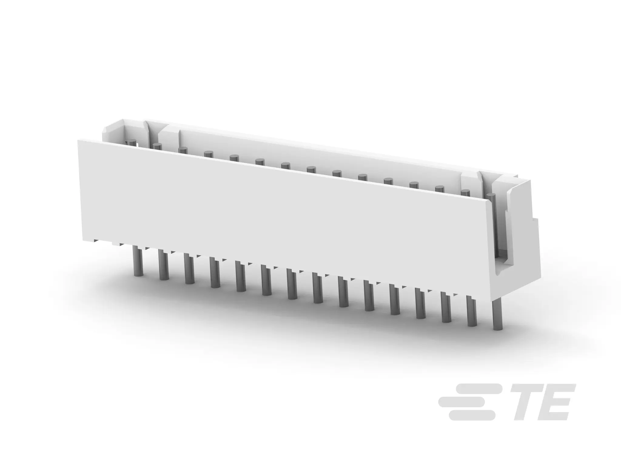 Produktfoto 1 von TE Connectivity AMP CT Leiterplattenleiste Vertikal, 15-polig / 1-reihig, Raster 2 mm Raster Platine, Kabel-Platine,