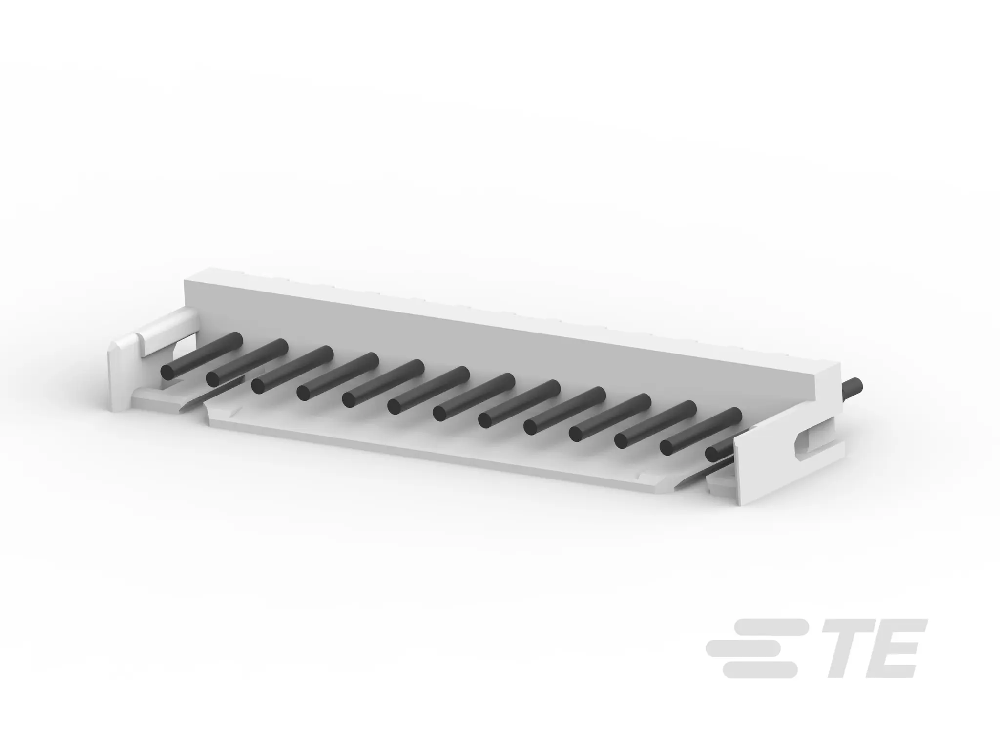 Produktfoto 1 von TE Connectivity AMP CT Leiterplattenleiste Vertikal, 13-polig / 1-reihig, Raster 2 mm Raster Platine, Kabel-Platine,