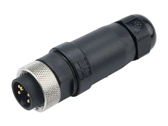 Produktfoto 1 von Molex 130017 Miniature Industrie-Rundsteckverbinder Stecker 5-polig Stecker 8A Kabel IP40