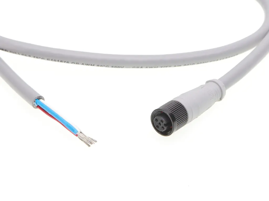 Molex 130027, 5-polig konfektioniertes Sensorkabel, M12, Gerade Buchse / Anschlusslitze Stecker, Länge 1 m