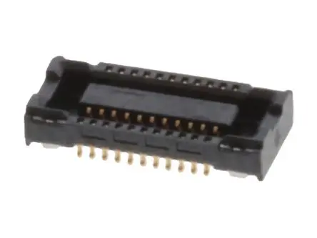 Produktfoto 1 von Molex 51338 Leiterplattenbuchse Vertikal Platine 22-polig / 2-reihig, Raster 0.4 mm SMD