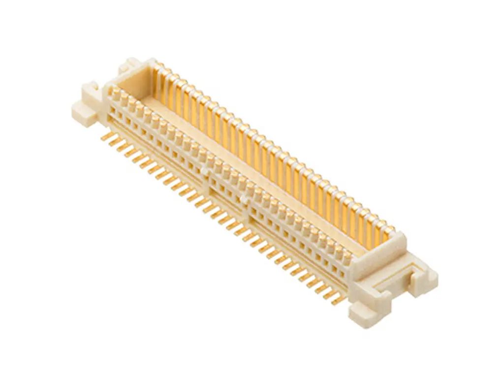 Produktfoto 1 von Molex 53748 Leiterplattenleiste Vertikal, 50-polig / 2-reihig, Raster 0.5 mm Raster Oberfläche, Ummantelt