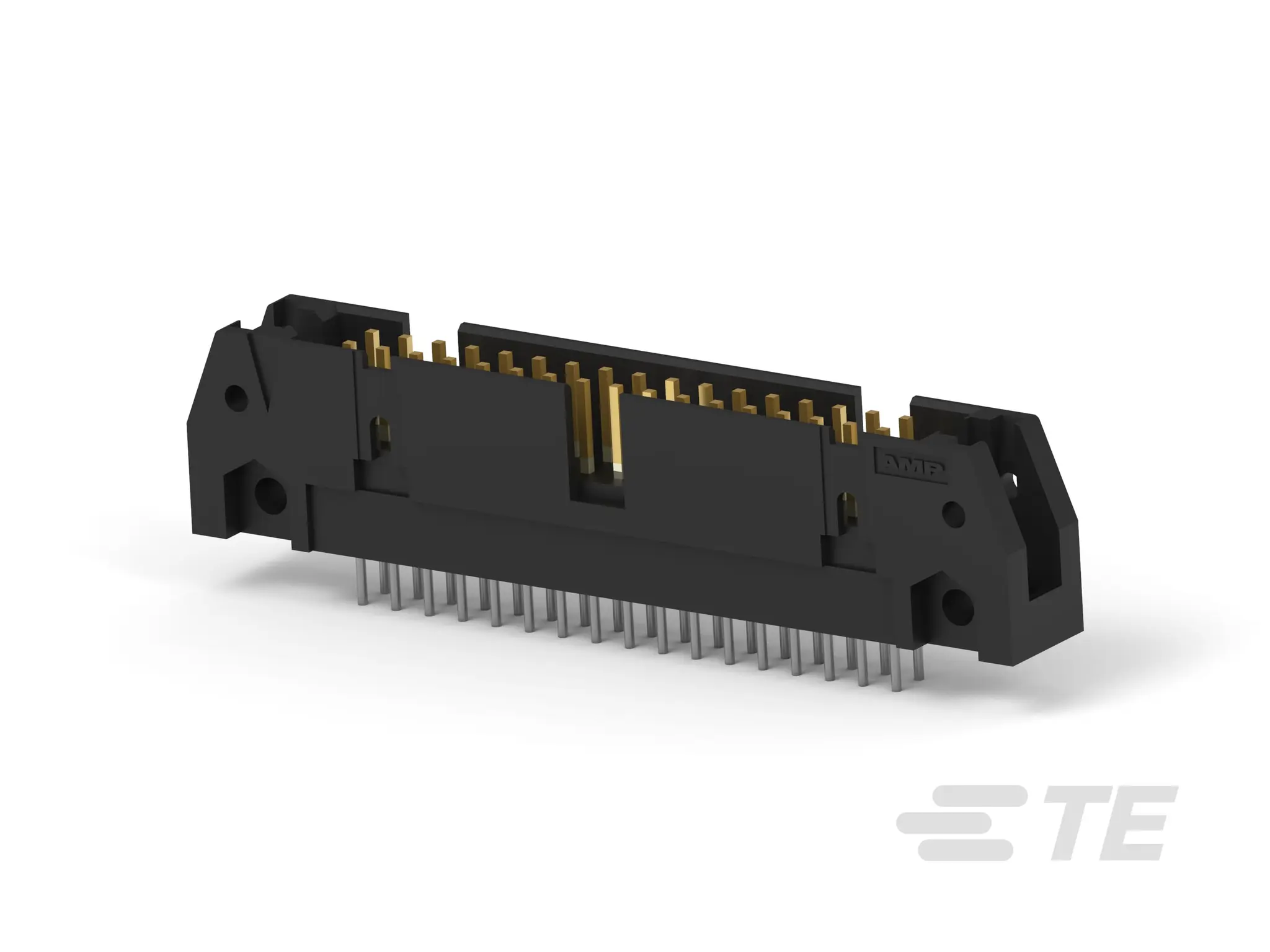 Produktfoto 1 von TE Connectivity AMP-LATCH Leiterplattenleiste Vertikal, 34-polig / 2-reihig, Raster 2.54 mm Raster Platine,