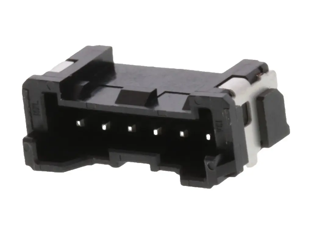 Produktfoto 1 von Molex 505575 Leiterplattenleiste Vertikal, 6-polig / 1-reihig, Raster 2 mm Raster Oberfläche, Ummantelt
