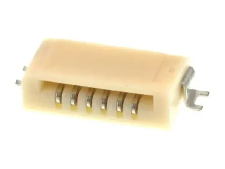 Produktfoto 1 von Molex 52852-0670, Oberfläche gewinkelt FPC-Steckverbinder, 6-polig, Raster 1 mm, Unterseite