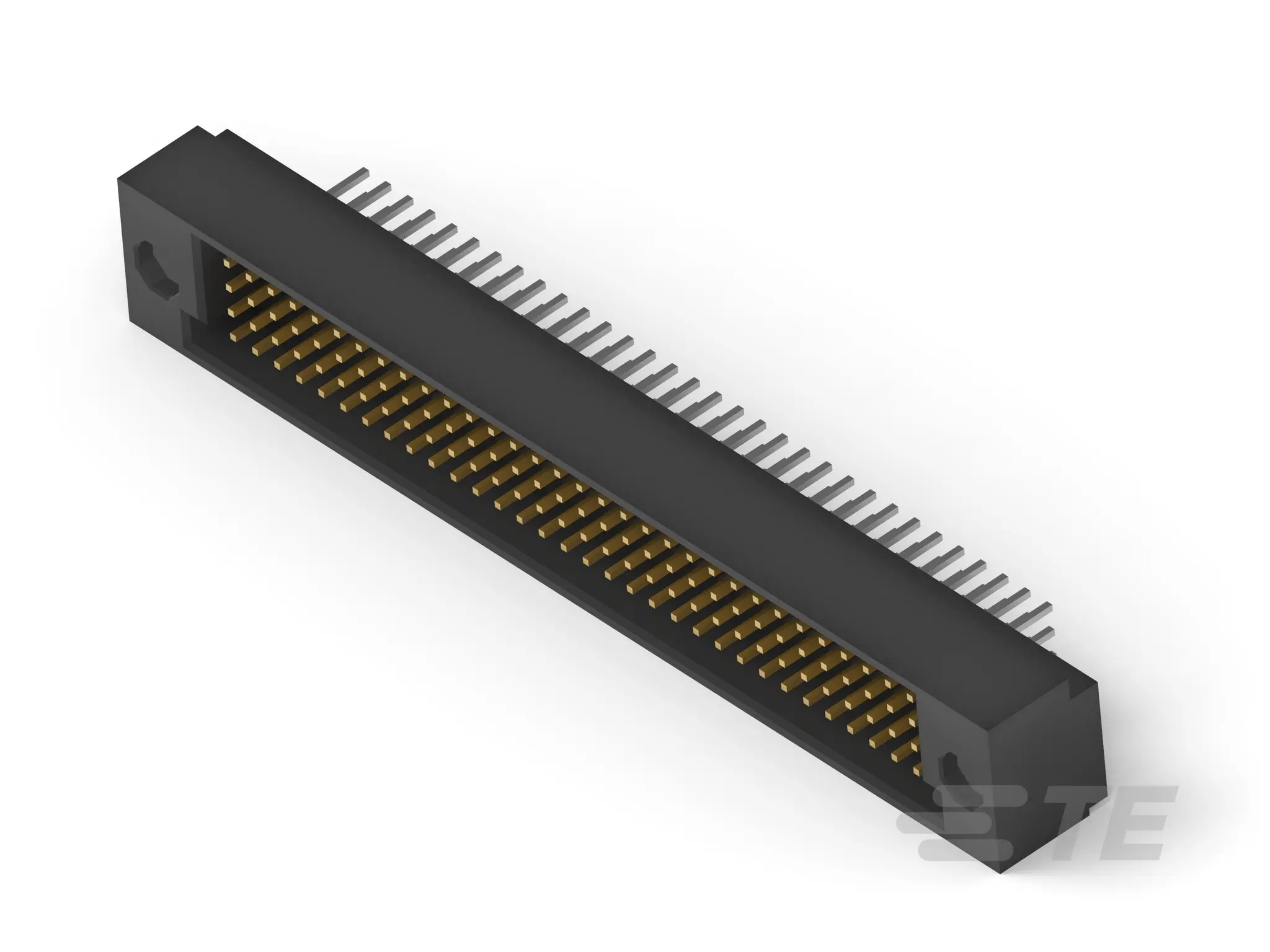 Produktfoto 1 von TE Connectivity AMP-HDI Leiterplatten-Stiftleiste Vertikal, 128-polig / 4-reihig, Raster 2.54mm, Ummantelt