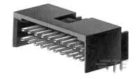 Produktfoto 1 von TE Connectivity AMPMODU Leiterplattenleiste gewinkelt, 10-polig / 2-reihig, Raster 2.54 mm Raster Platine,