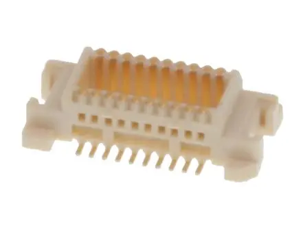 Produktfoto 1 von Molex 53748 Leiterplattenleiste Vertikal, 6-polig / 2-reihig, Raster 0.5 mm Raster Oberfläche, Ummantelt