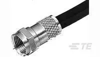 Produktfoto 1 von TE Connectivity F Series Stecker Koaxialsteckverbinder F-Steckverbinder, Kabelmontage Crimp-Anschluss, 75Ω, Gerade