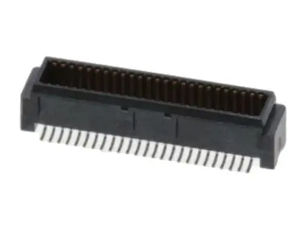 Produktfoto 1 von Molex 501920 Leiterplattenleiste Vertikal, 50-polig / 2-reihig, Raster 0.5 mm Raster Oberfläche, Ummantelt