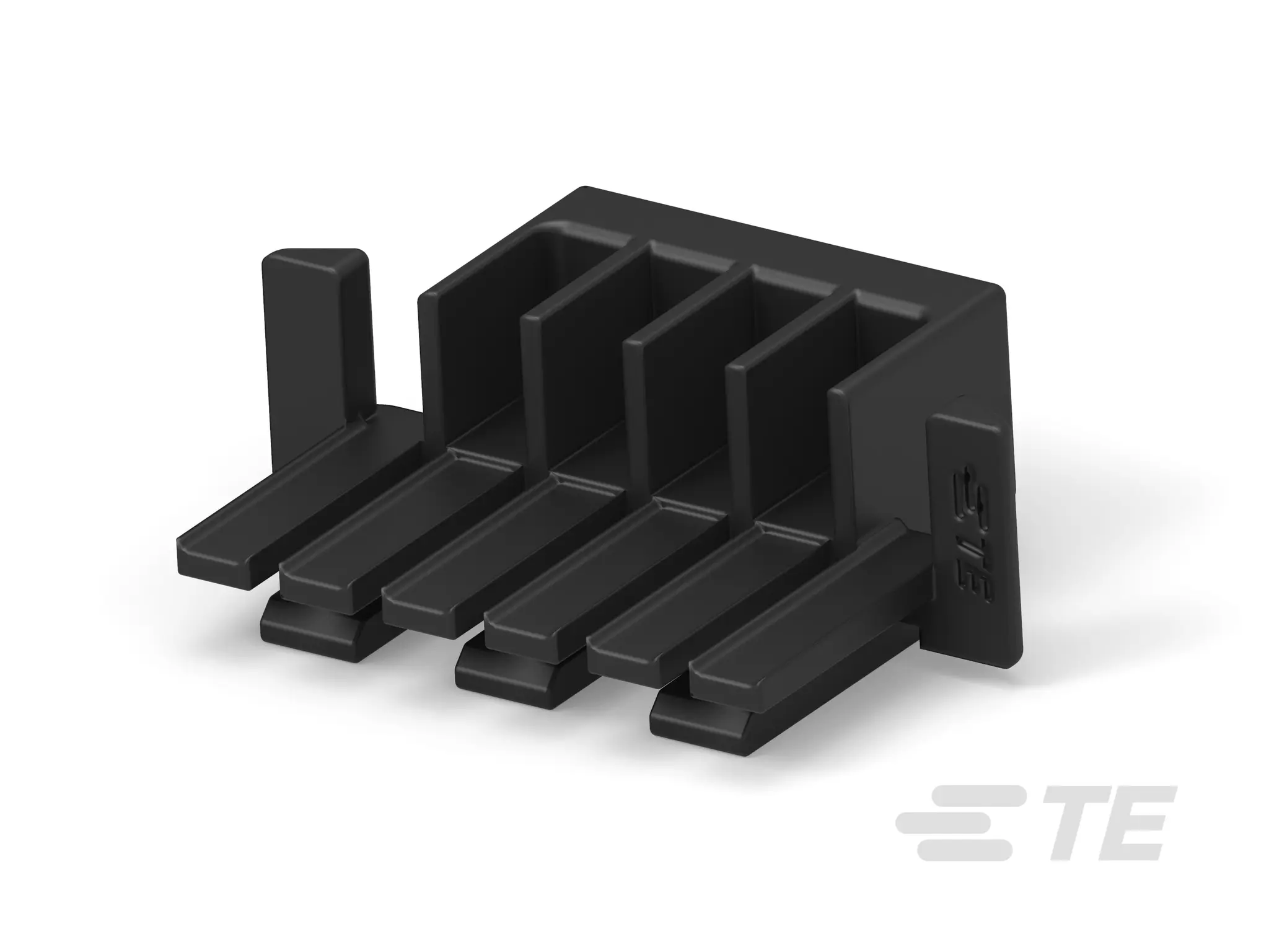 Produktfoto 1 von TE Connectivity Economy Power 2.5 Leiterplattenleiste, 6-polig / 1-reihig, Raster 2.5 mm Raster