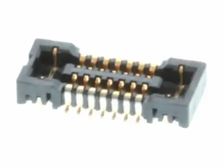 Produktfoto 1 von Molex 50242 Leiterplattenbuchse Vertikal Platine 14-polig / 2-reihig, Raster 0.4 mm SMD