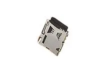 Produktfoto 1 von Molex 503182 MicroSD, Gerade Karten-Steckverbinder, 10-polig / 1-reihig, Raster 1.1 mm, Push-Push