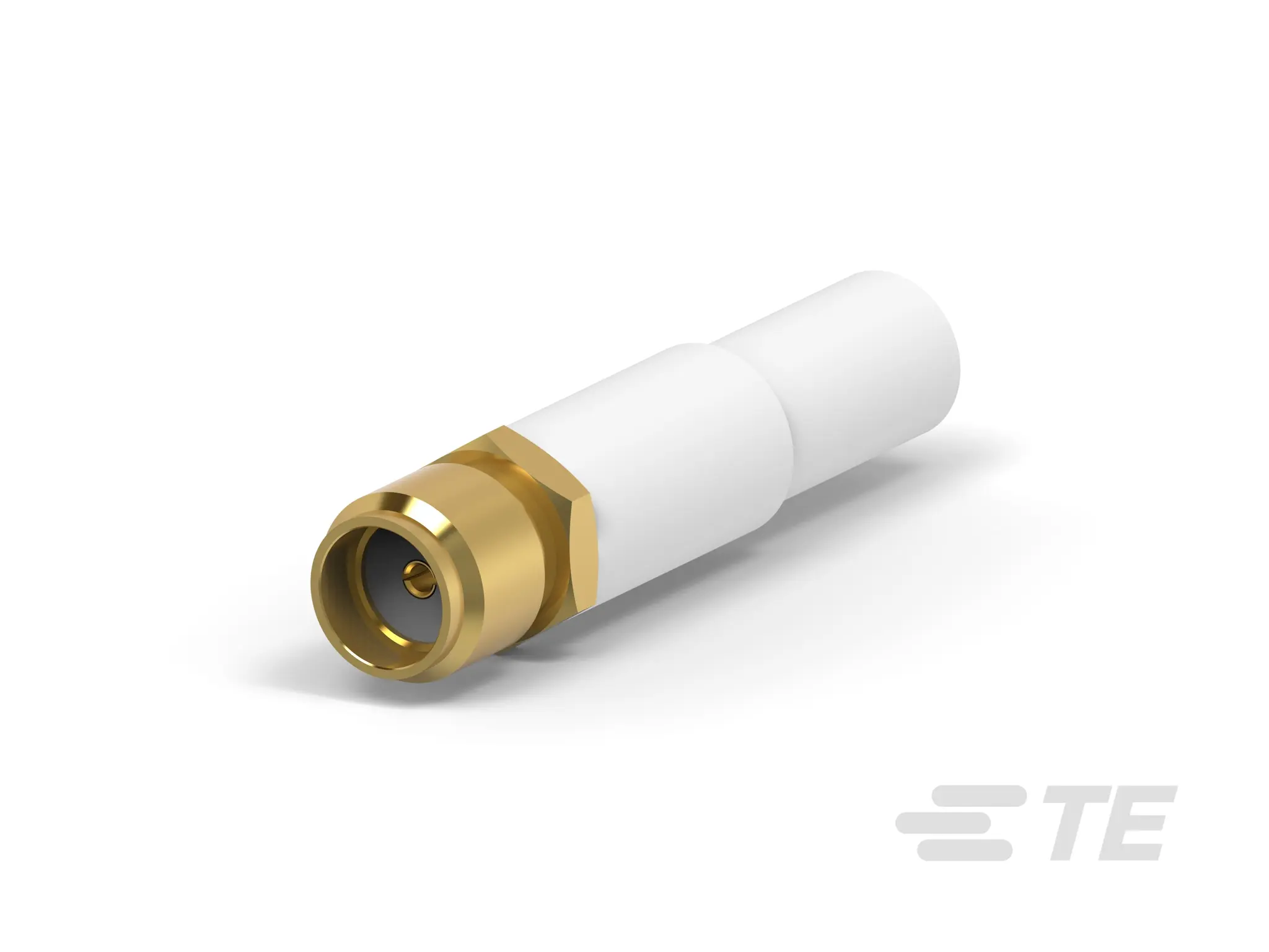Produktfoto 1 von TE Connectivity 10518 Buchse Koaxialsteckverbinder SMA-Steckverbinder, Kabel, 50 Ω Lot, 6.35 mm, Gerade