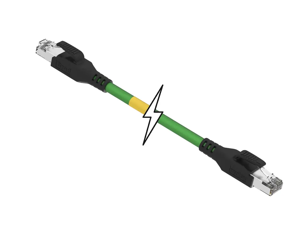 Produktfoto 1 von Molex 120108 Cat5e Ethernet-Kabel, 1 m, Grün Abgeschirmt Geschirmt, Aussen ø 6.70 mm Außen-ø , Thermoplastisches