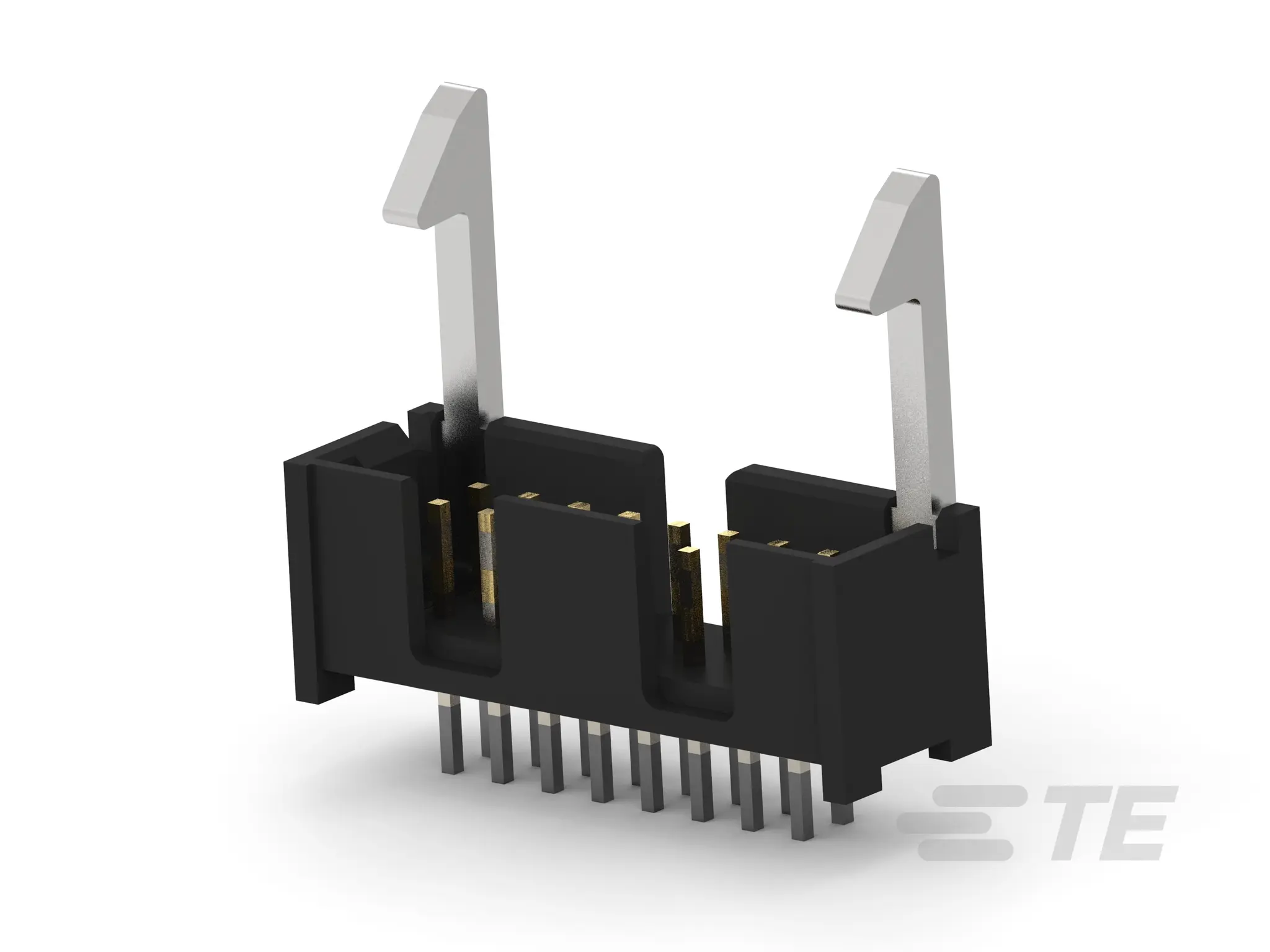 Produktfoto 1 von TE Connectivity AMP-LATCH Leiterplattensteckverbinder Vertikal, 16-polig / 2-reihig, Raster 2.54 mm Raster Platine,