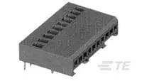Produktfoto 1 von TE Connectivity AMPMODU Leiterplattenleiste gewinkelt, 20-polig / 1-reihig, Raster 1.27 mm Raster Platine,