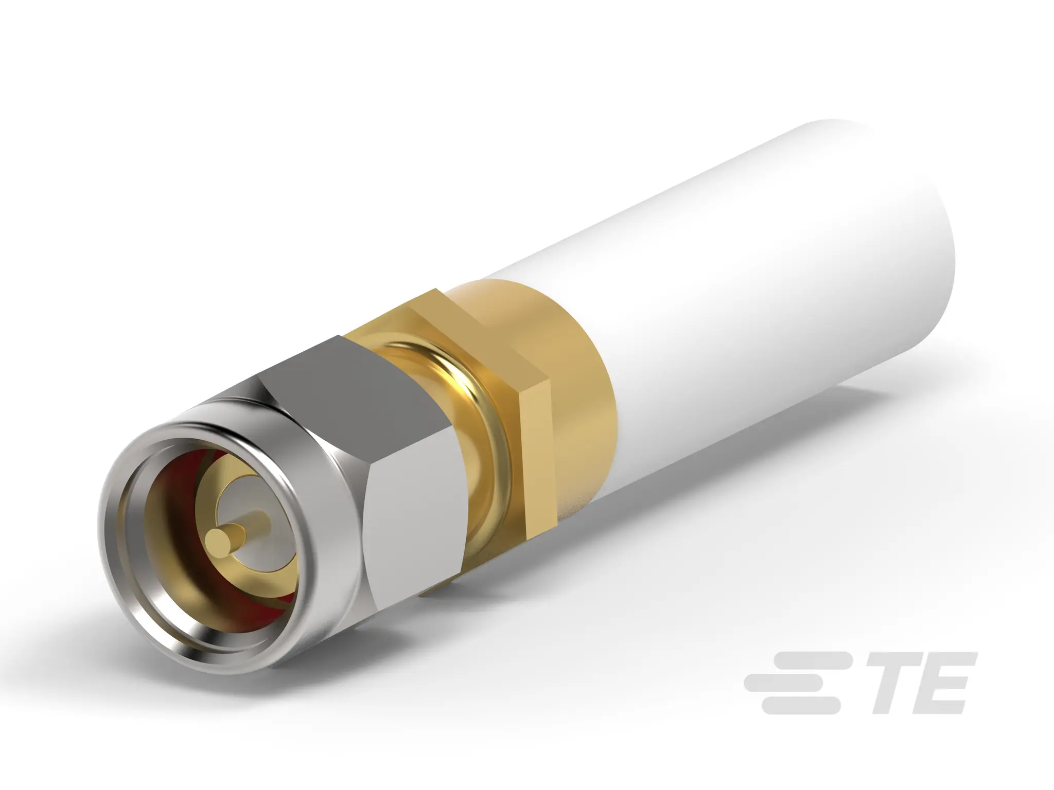 TE Connectivity 10516 Stecker Koaxialsteckverbinder SMA-Steckverbinder, Kabel, für RG-316, RG188, RG174-Kabel, 50 Ω Lot,