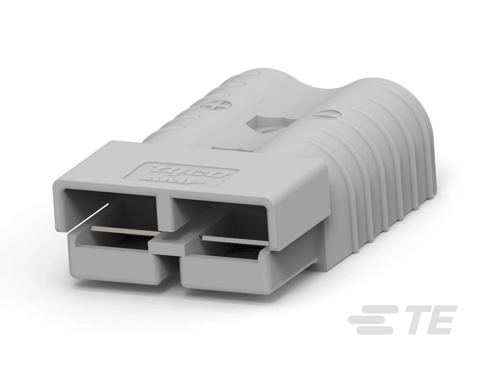 Produktfoto 1 von TE Connectivity AMP Power Netzsteckverbindergehäuse Kabel 10.5A Crimpbefestigung Stecker 2-polig / 1-reihig, 600V