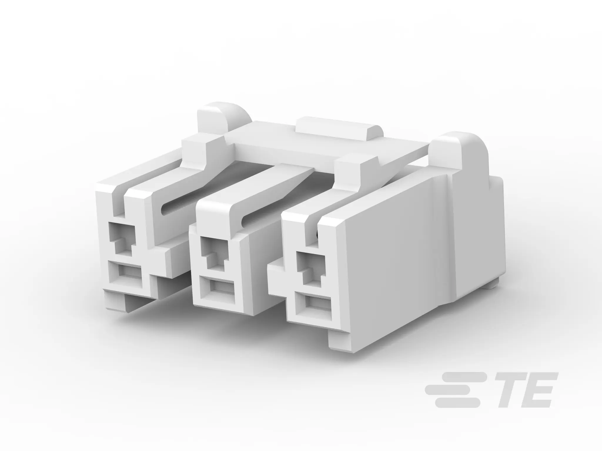 Produktfoto 1 von TE Connectivity GRACE INERTIA 6.5 Serie Gehäuse Nylon 6.6, Stecker, Gerade, 14AWG, 20 AWG, 3-polig, Gehäuse für Draht zu