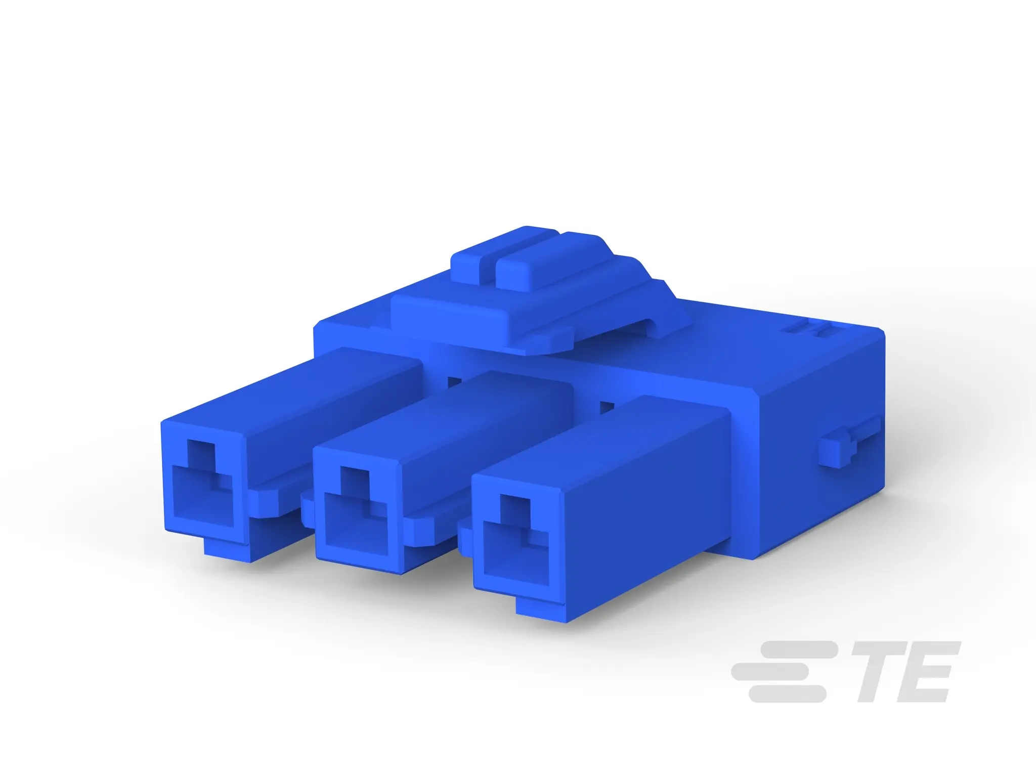 Produktfoto 1 von TE Connectivity Power Double Lock Stecker Steckverbindergehäuse 6.5 mm, 3-polig / 1-reihig, Kabel