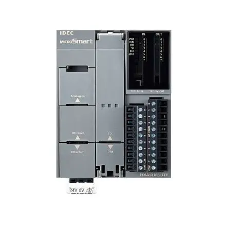 Produktfoto 1 von Idec FC6A-D16R1CEE SPS CPU, 8 Eing. Relais Ausg.Typ Analog Eing.Typ