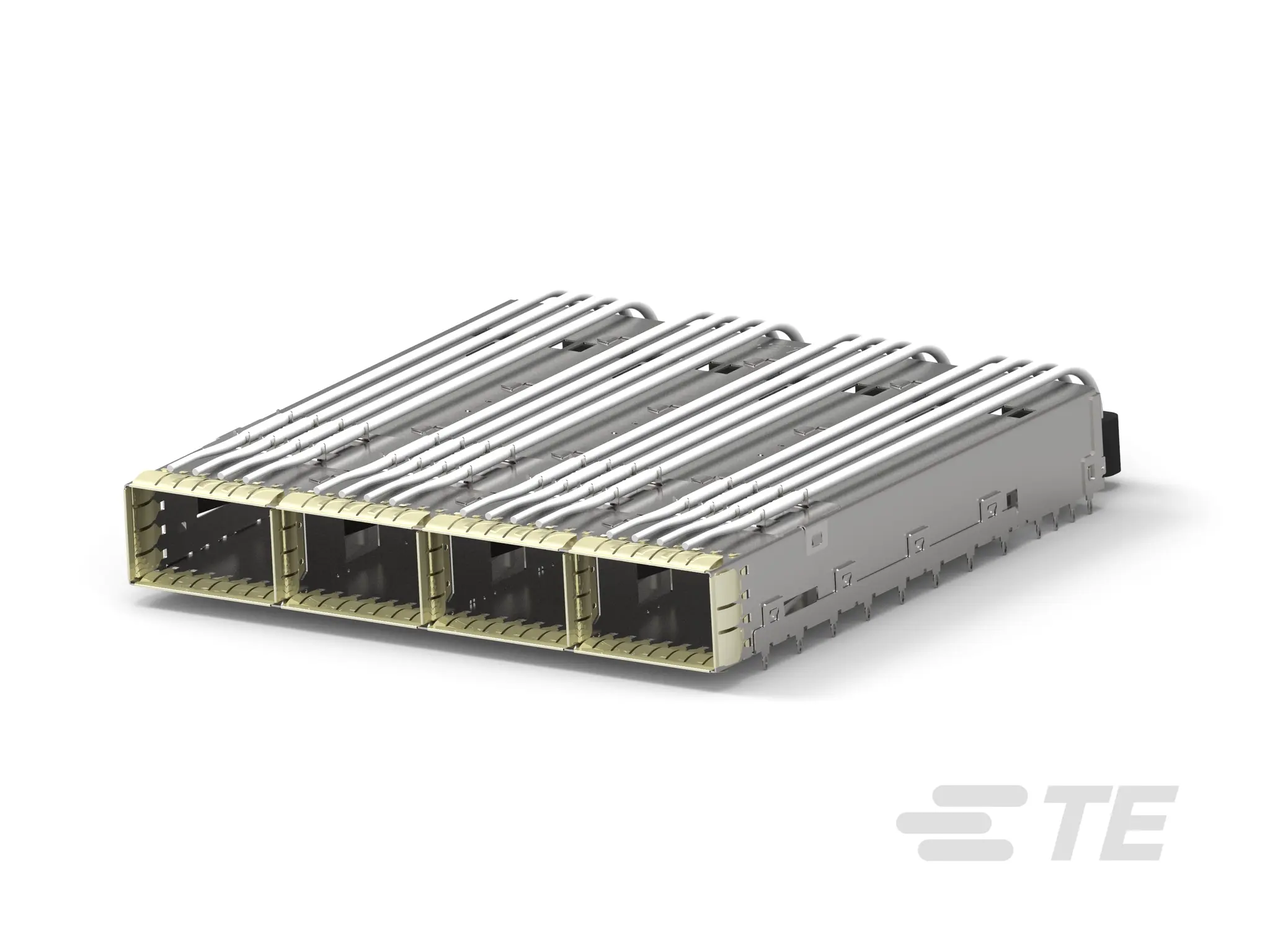 Produktfoto 1 von TE Connectivity OSFP Käfigbaugruppe OSFP Stecker, 4-fach 240-polig