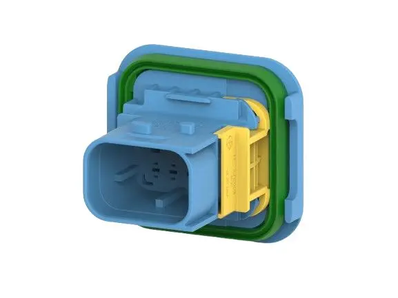 Produktfoto 1 von TE Connectivity Heavy Duty Sealed Connector Serie Gehäuse Glasfaserverstärktes Polybutylenterephthalat, Stecker, Gerade,