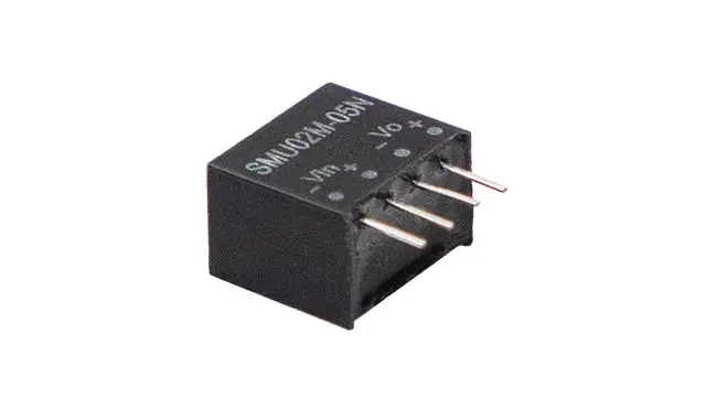MEAN WELL SMU DC/DC-Wandler 2W 12 V DC IN, 5V dc OUT / 200mA Durchsteckmontage