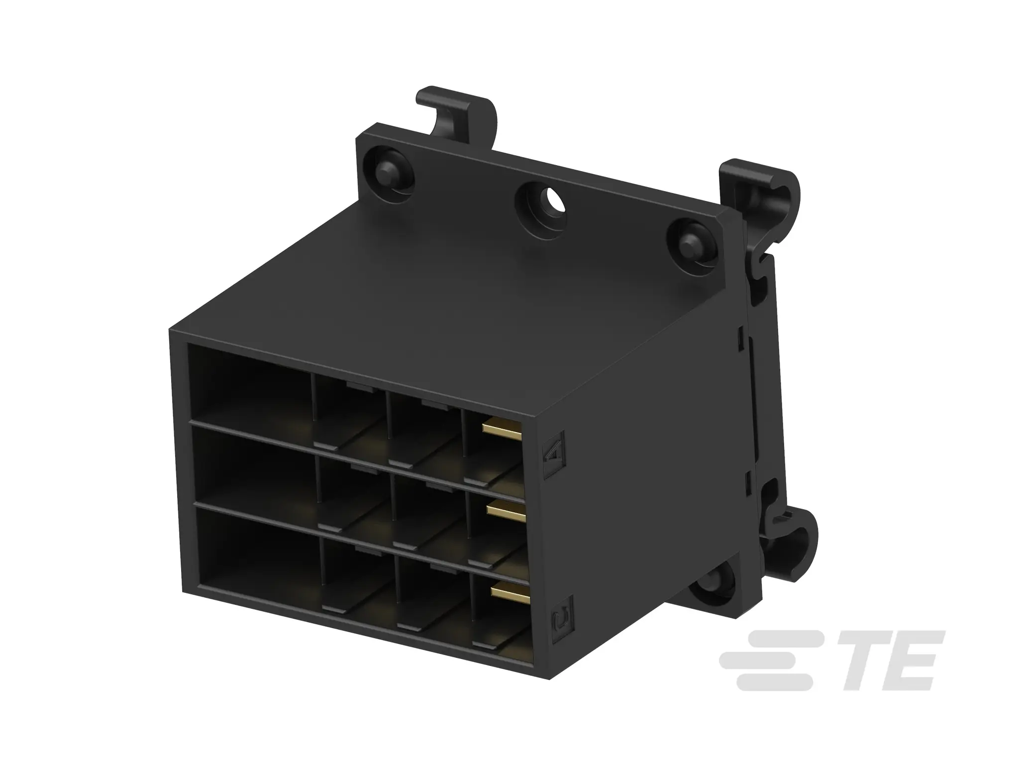 Produktfoto 1 von TE Connectivity Dynamic 5000 Leiterplattensteckverbinder, 12-polig / 3-reihig, Raster 10.16 mm Raster DIN-Hutschiene
