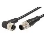 Molex 120066 Steuerleitung, M12, Gerade Buchse / M12, Gerade Stecker, Länge 300 mm