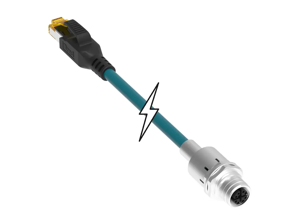 Produktfoto 1 von Molex 120341 Stecker/Buchse Ethernet-Steckverbinder, 2-Port 8-polig Abgeschirmt Kabel Gerade