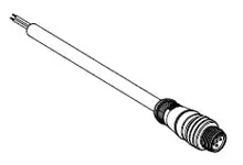 Produktfoto 1 von Molex 120065, 5-polig konfektioniertes Sensorkabel, M12, Gerade Stecker / Anschlusslitze Stecker, Länge 10 m