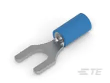Produktfoto 1 von TE Connectivity 160171 Blau Isoliert Gabelkabelschuh, 5.2 mm 16 AWG 14 AWG