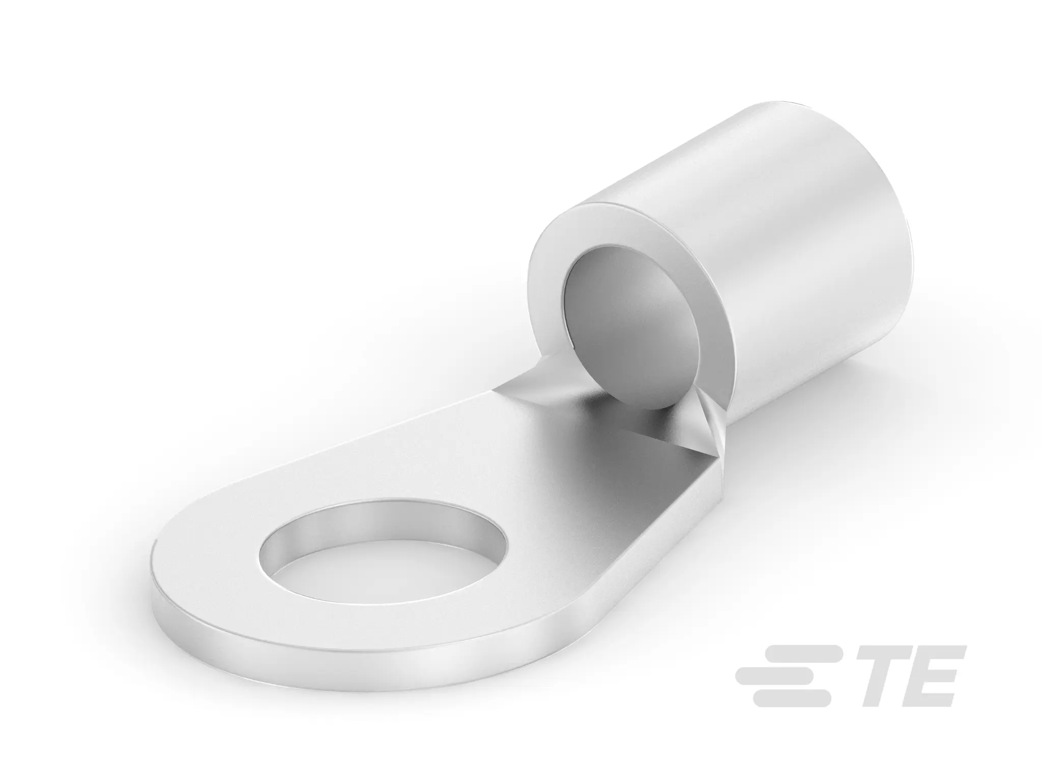 Produktfoto 1 von TE Connectivity Solisstrand Ringkabelschuh, Unisoliert 12 AWG, Silber, 10 AWG max.AWG, aussen ø 5.3 mm, innen ø 3.61 mm,