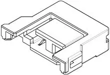 Produktfoto 1 von Molex 503474 Beleuchtungssteckverbinder, Buchsentülle Buchse, Steckerbuchse, Kontakte: 2, Anz.Ausl. 2