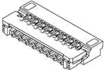 Produktfoto 1 von Molex 503566-2100, SMD gewinkelt FPC-Steckverbinder, 21-polig / 1-reihig, Raster 0.3 mm