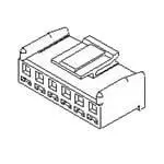 Produktfoto 1 von Molex 51144 Leiterplattenleiste, 6-polig / 1-reihig Platine, Kabel-Platine, Ummantelt